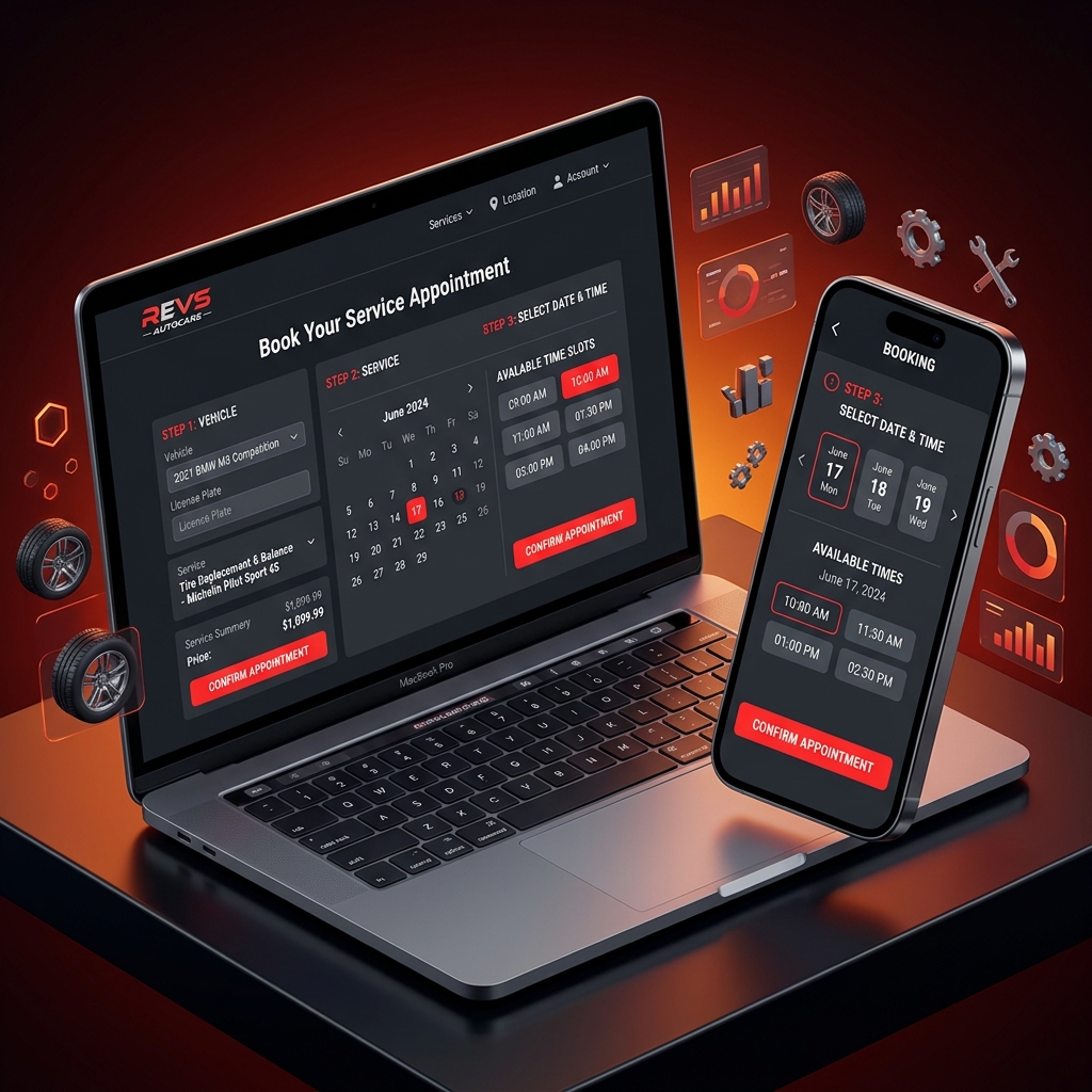 Gumiszerviz foglalási rendszer